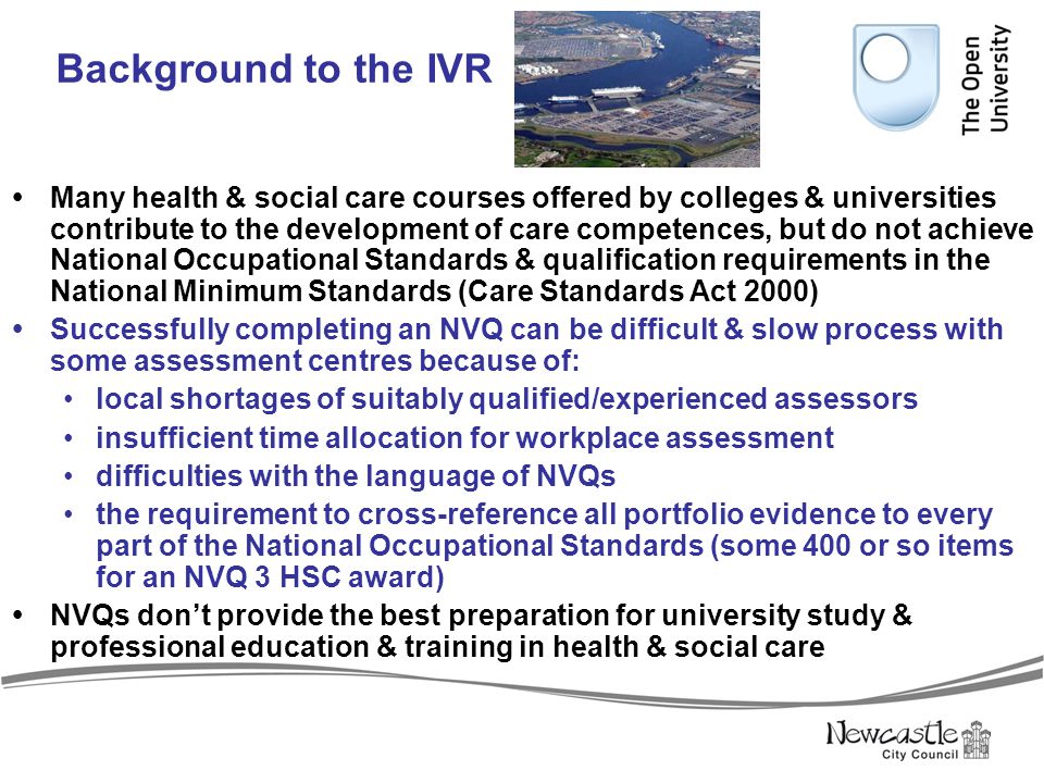 19 NVQ Level 3 Health and Social Care Courses